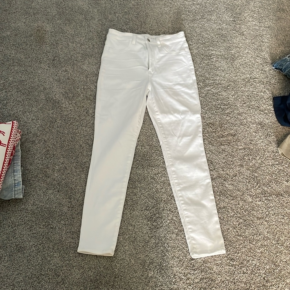 White American eagle highest rise jegging, next level stretch.